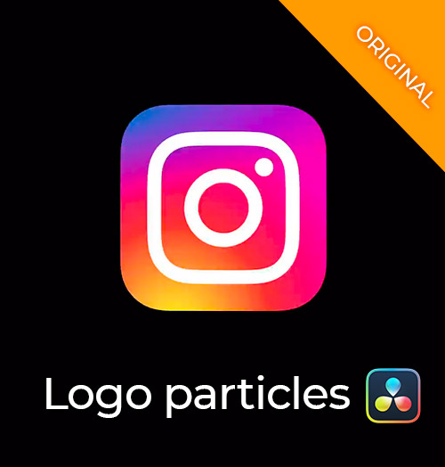 Logo particles example